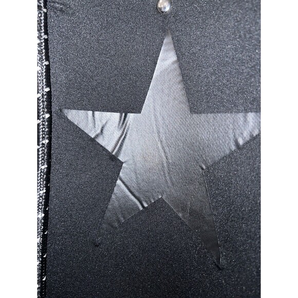 Neoprene Star Convertible Tote Bag Large With Detachable Cosmetic Bag Black Pink - Picture 5 of 12